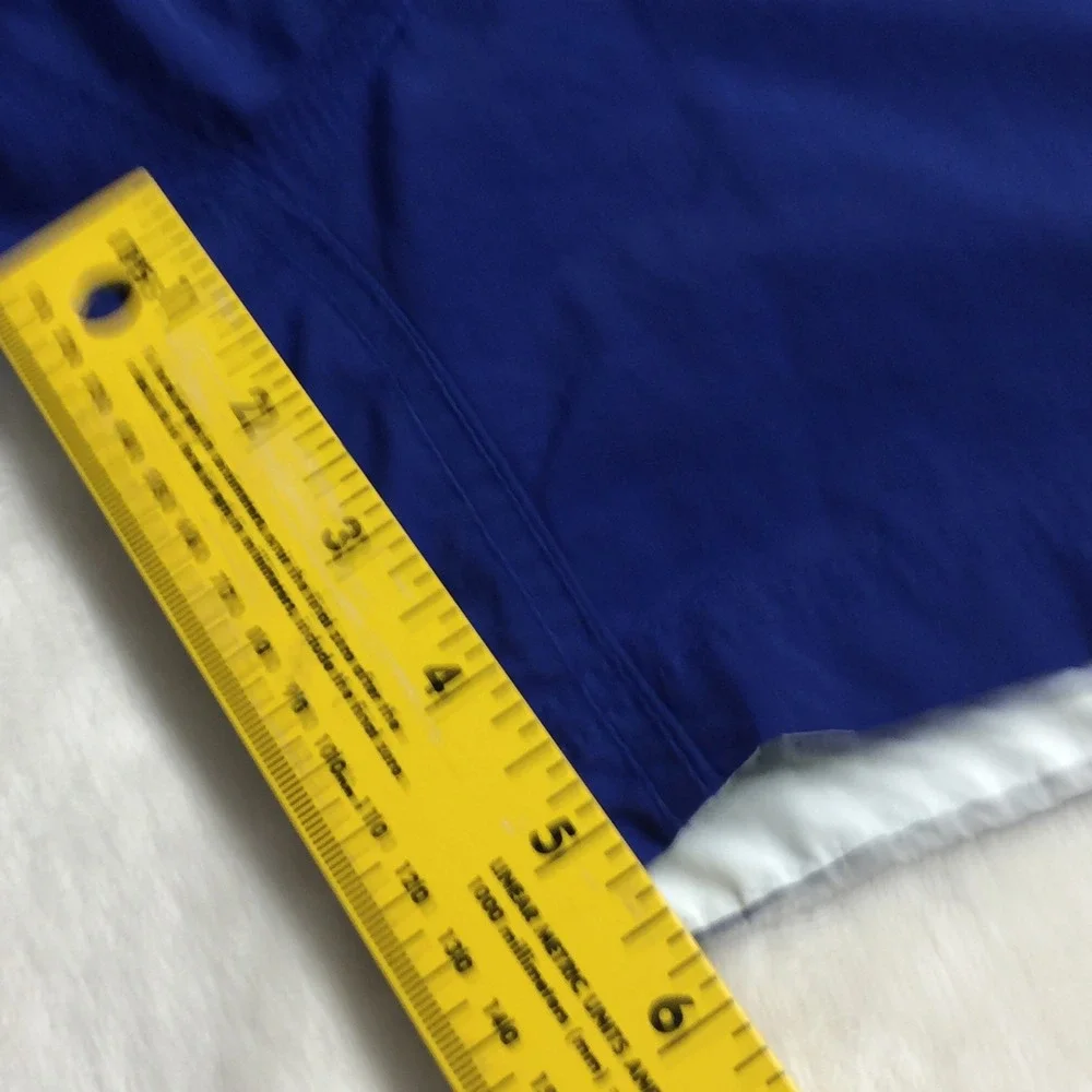 Nautica  Mens XL Blue Swim Trunks Shorts Elastic Waist Casual Lake River Beach‎